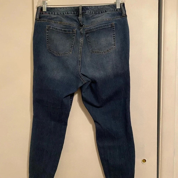 Torrid Premium Women Blue Stretch Skinny Denim Jeans Size 14R - Picture 6 of 6